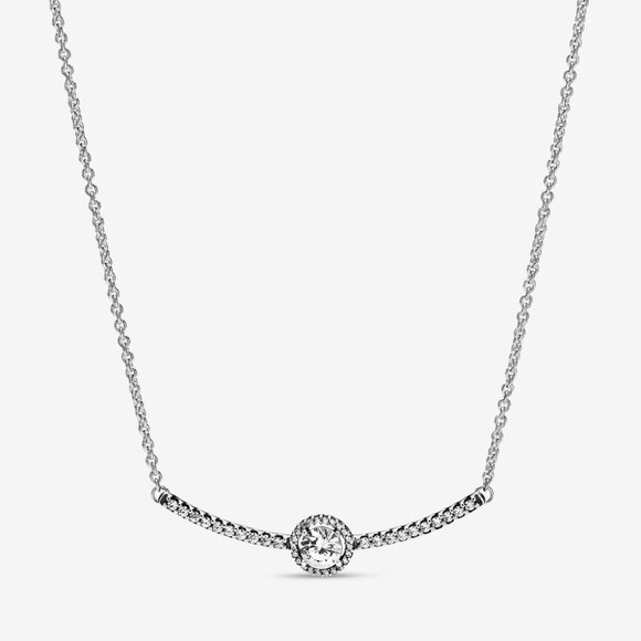 Pandora Jewelry - Round Sparkle Necklace Pandora Jewelry - Round Sparkle Necklace